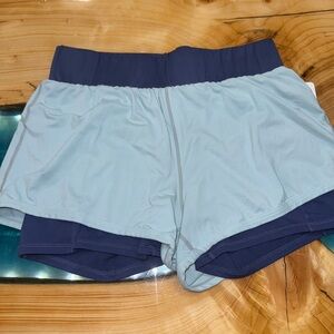 Fabletics Blue‎ Athletic Shorts Lightweight Design